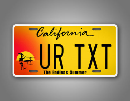 Custom California Endless Summer Novelty Personalized License Plate