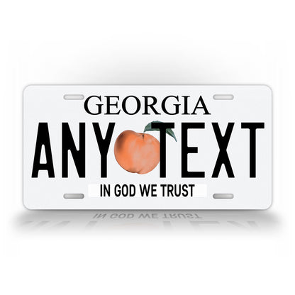 Personalized Georgia State License Plate