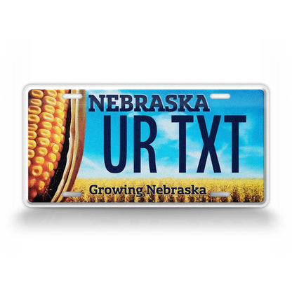 Custom Nebraska "Growing Nebraska" 2018 License Plate