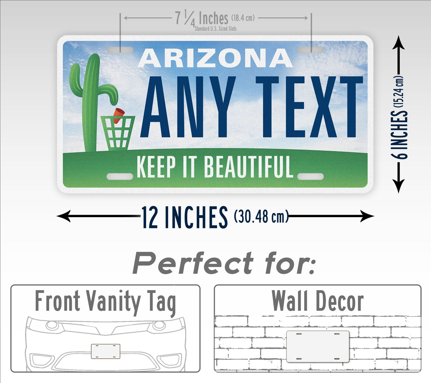 Arizona Keep It Beautiful Custom License Plate