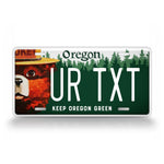 Custom Oregon Keep Oregon Clean Smokey The Bear Personalized License Plate