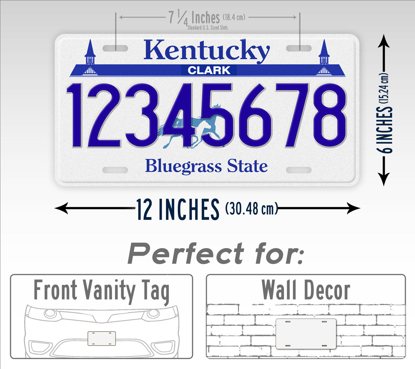 Personalized 1988-1997 Kentucky State License Plate