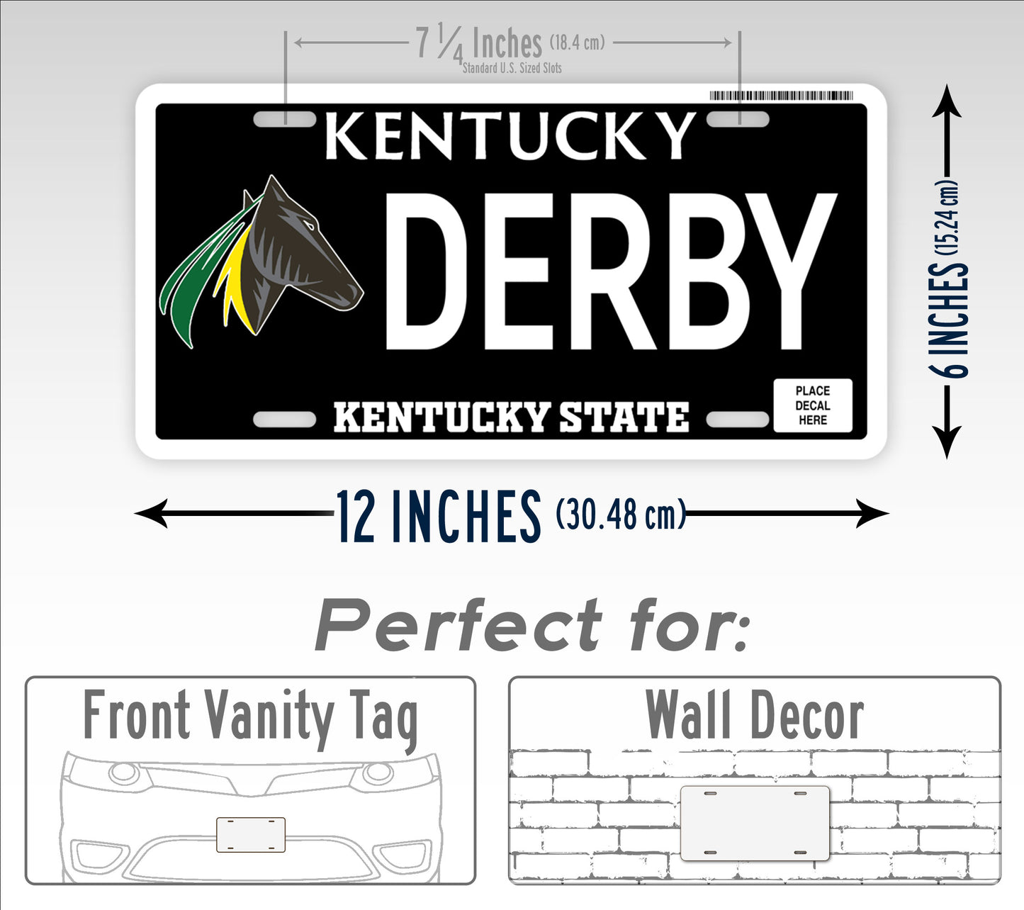 Personalized Kentucky Horse License Plate