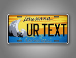 Custom Loisiana Save The Dolphins Novelty Personalized License plate