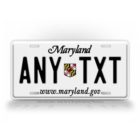 Personalized 1986-2010 Maryland State Custom License Plate