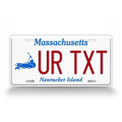 Custom Massachusetts Nantucket Island License Plate