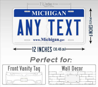 Customized 2007-2013 Michigan State License Plate