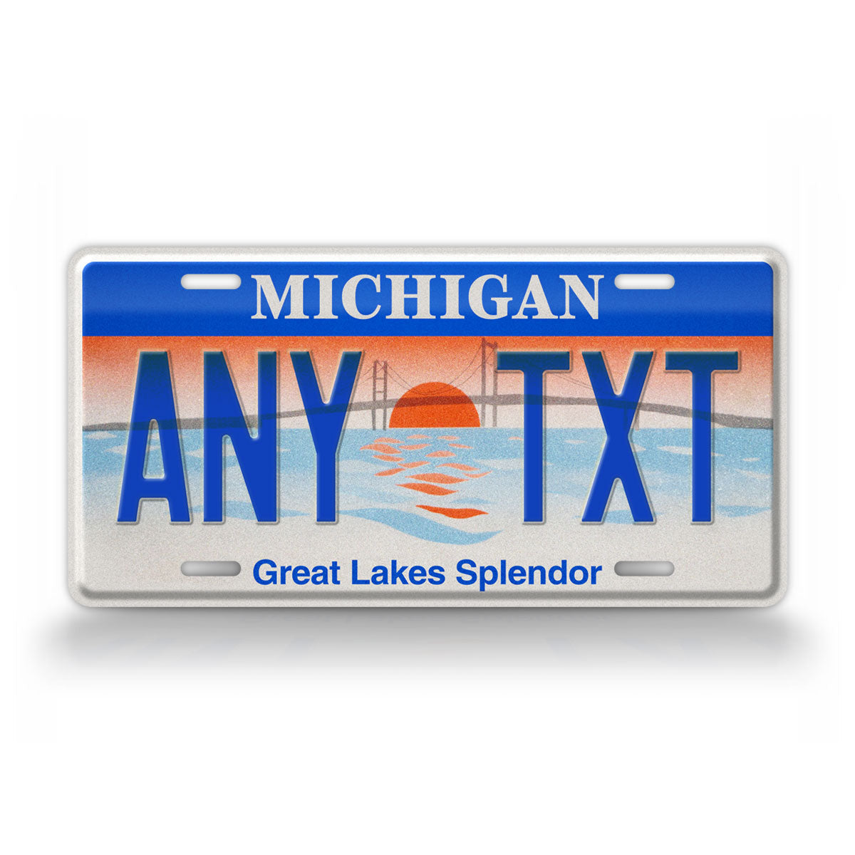 Michigan Great Lake Splendor State License Plate