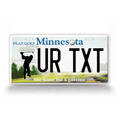 Personalized Minnesota "The Game for a Lifetime" Custom License Plate