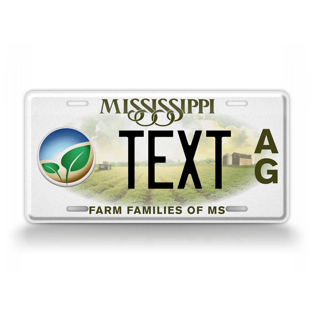 Personalized Mississippi State Farm Families of MS License Plate
