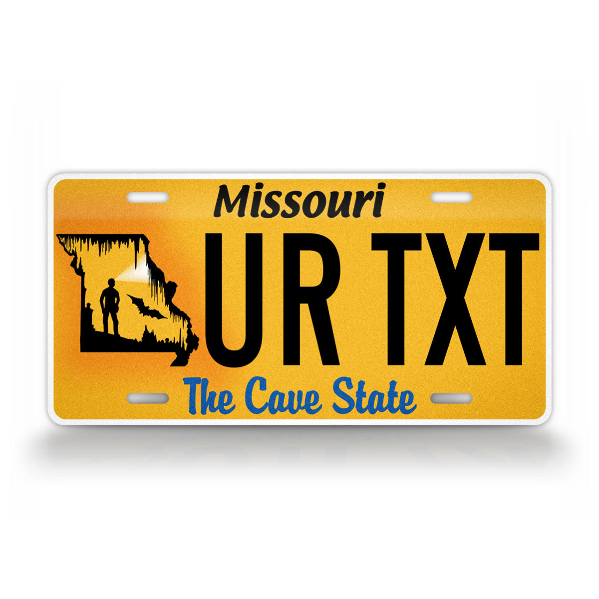 Personalized Missouri Cave State Custom License Plate