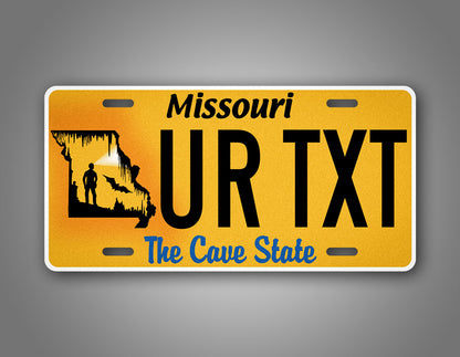 Personalized Missouri Cave State Custom License Plate