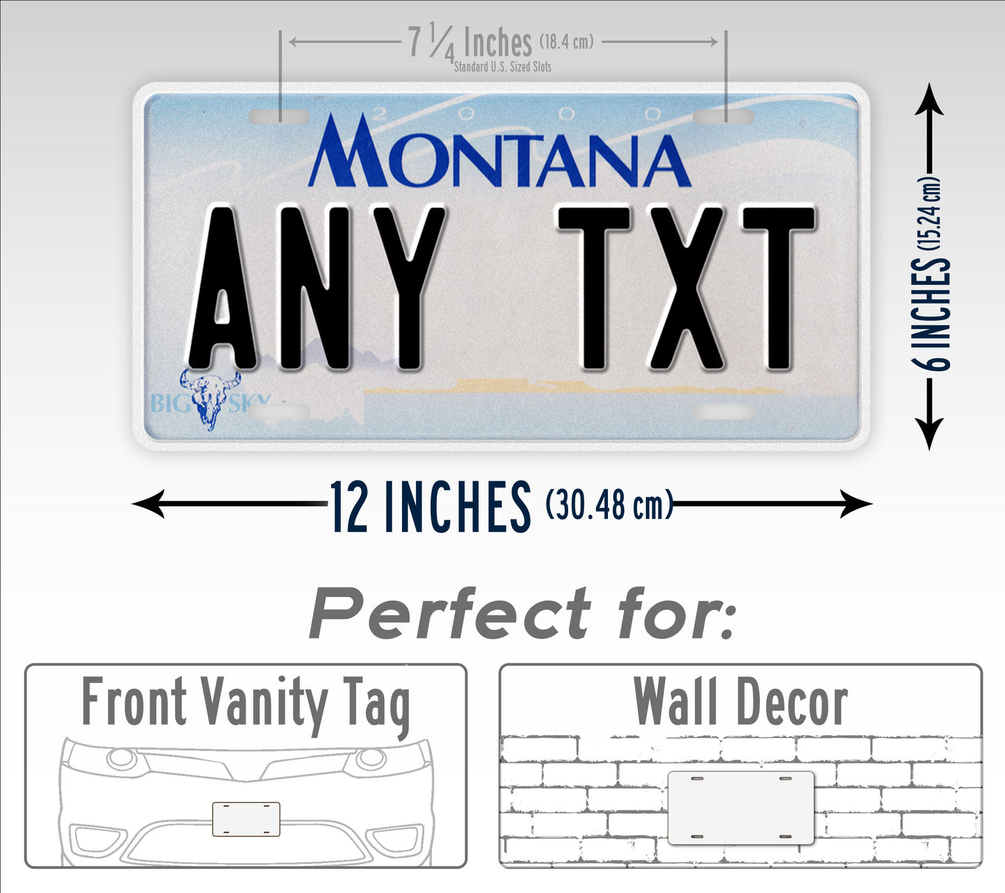 Personalized 2003-2006 Montana State License Plate