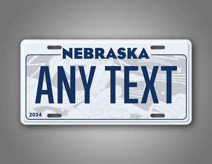 Custom 2023 Nebraska Novelty Personalized License Plate