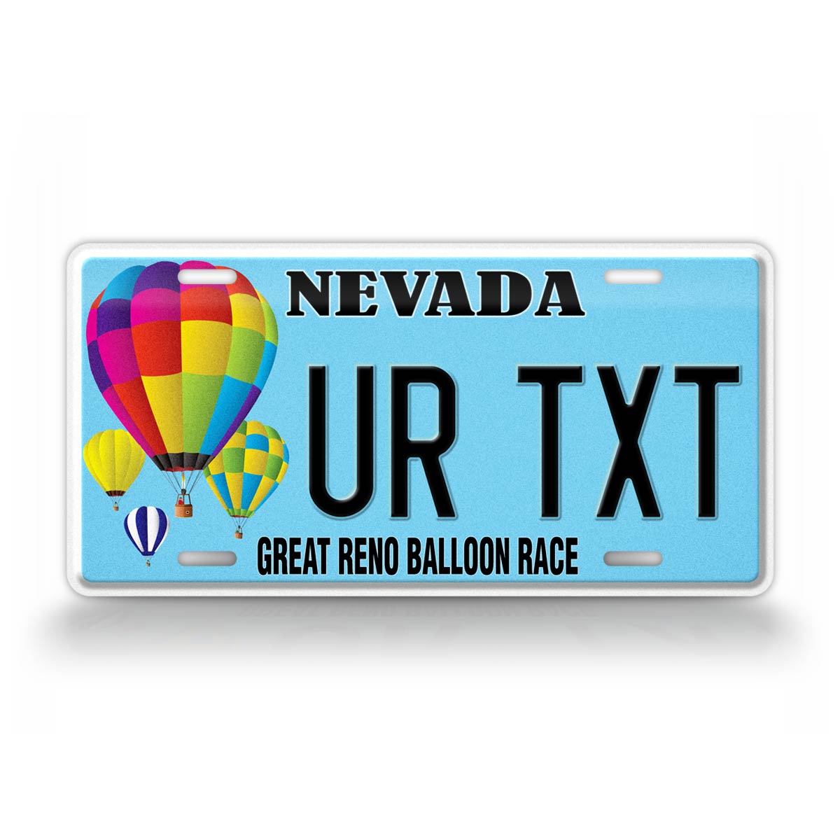 Custom Nevada Great Reno Balloon Race 2017 License Plate