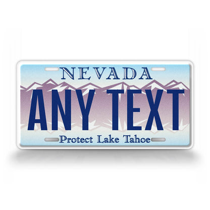 Custom Nevada Protect Lake Tahoe 1998 License Plate