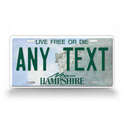 Personalized New Hampshire State Custom License Plate