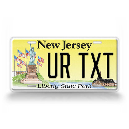 Custom New Jersey Liberty State Park 1999 License Plate
