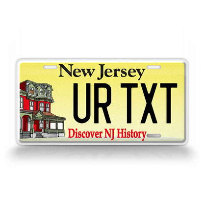Custom New Jersey Discover NJ History Heritage 1998 License Plate