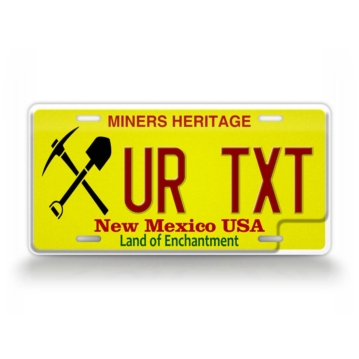 Custom New Mexico Miners Heritage 2023 License Plate