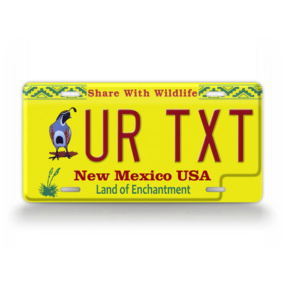 Custom New Mexico Share with Wildlife Bird 2020 License Plate