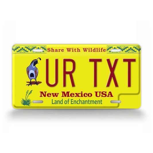 Custom New Mexico Share with Wildlife Bird 2020 License Plate