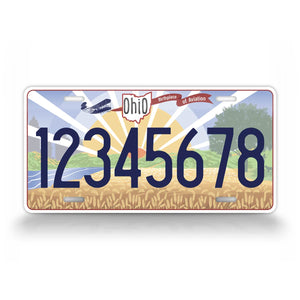 Custom 2022 2023 Ohio Birthplace Of Aviation Personalized License Plate