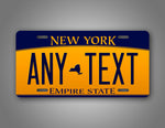 Personalized New York Custom License Plate