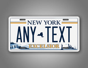 Personalized New York Excelsior Custom License Plate