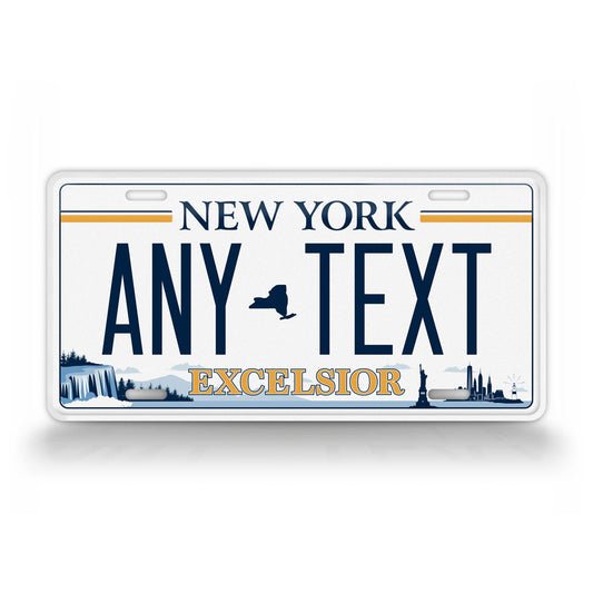 Personalized New York Excelsior Custom License Plate