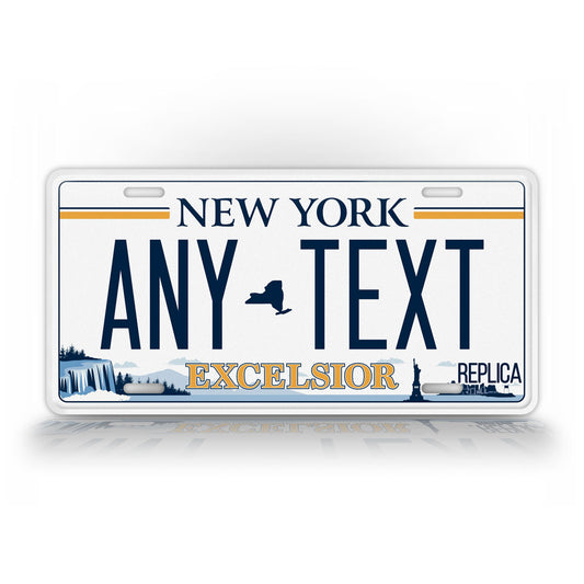 Personalized New York Excelsior Custom License Plate