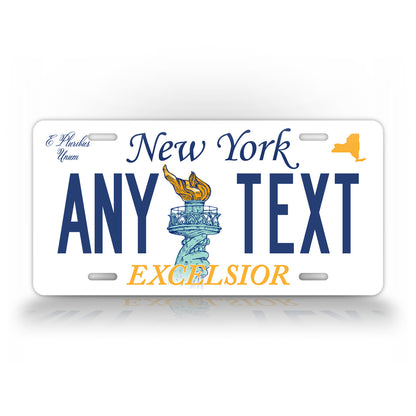 New York Voting Option Custom Novelty License Plate