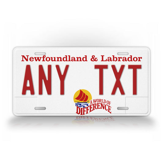 Personalized Newfoundland and Labrador 1993-2002 License Plate