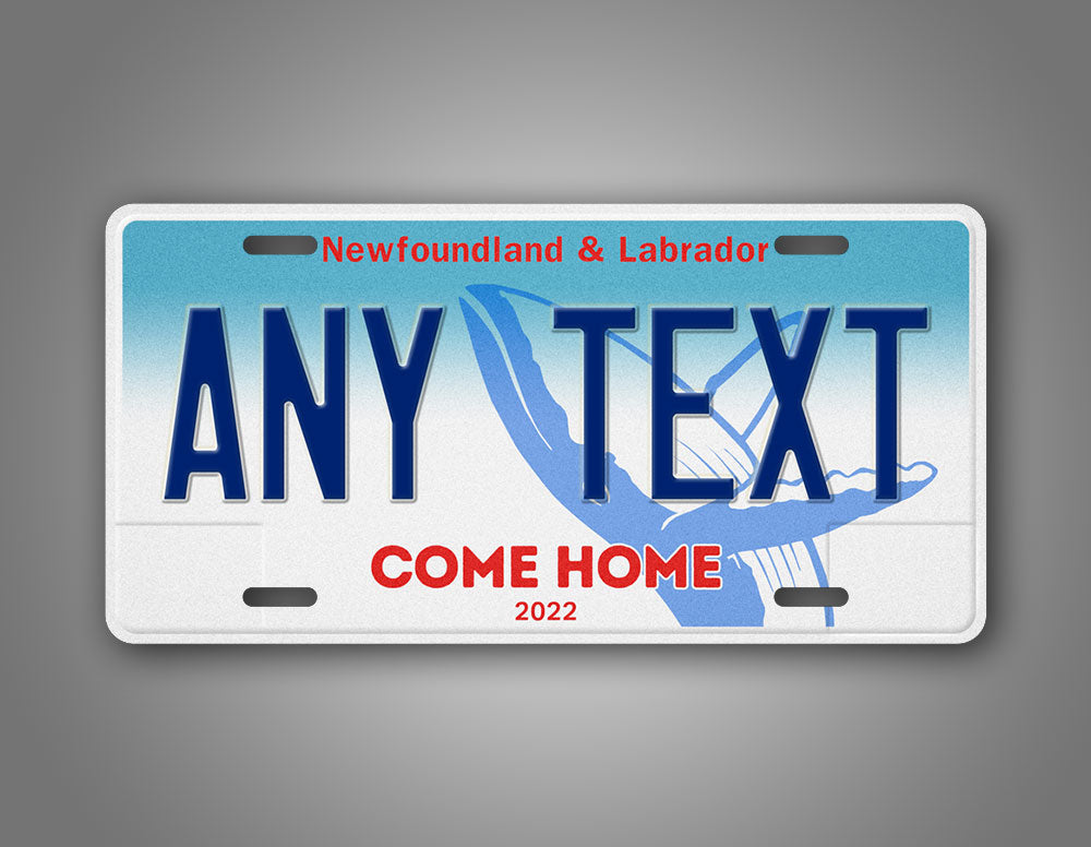 Custom Novelty New foundland And Labrador Come Home 2022 6x12 License Plate