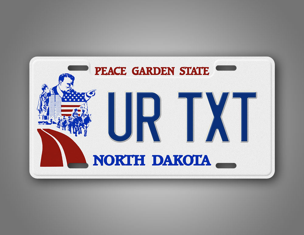 Personalized North Dakota 1984 1988 Novelty License Plate