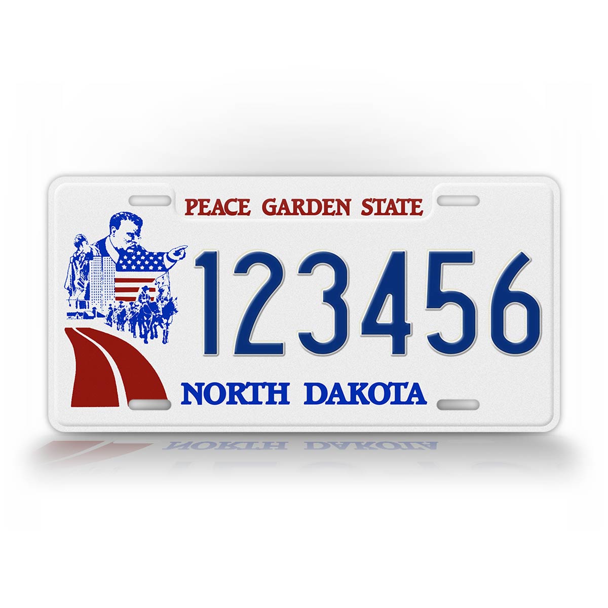 Personalized North Dakota 1984 1988 Novelty License Plate