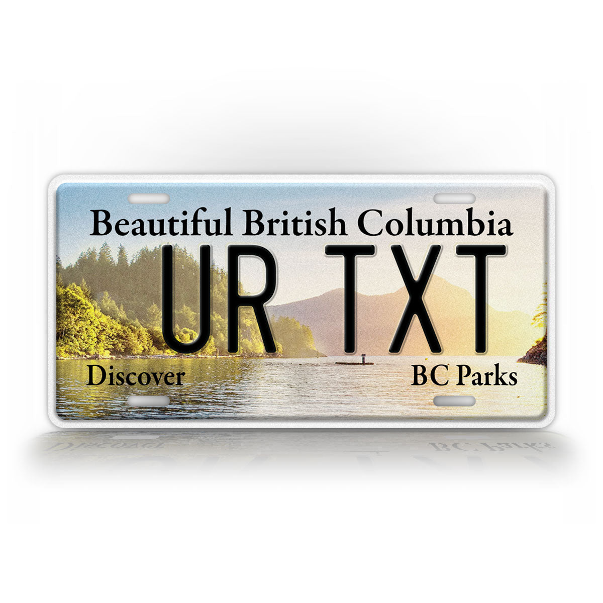 Custom Columbia BC Parks Porteau Cover Personalized 6x12 License Plate