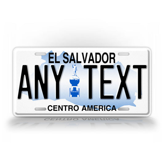 Personalized El Salvador 2000-2010 License Plate