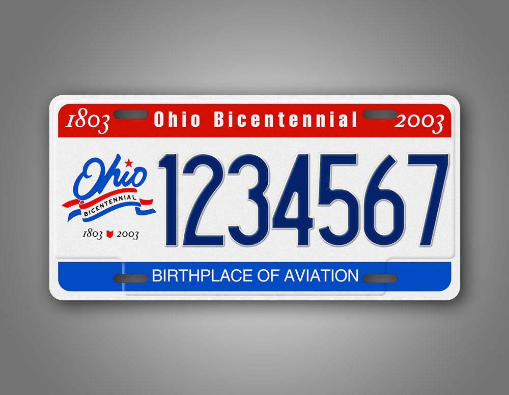 Custom Ohio Bicentennial 1803 2003 Birthplace Of Aviation