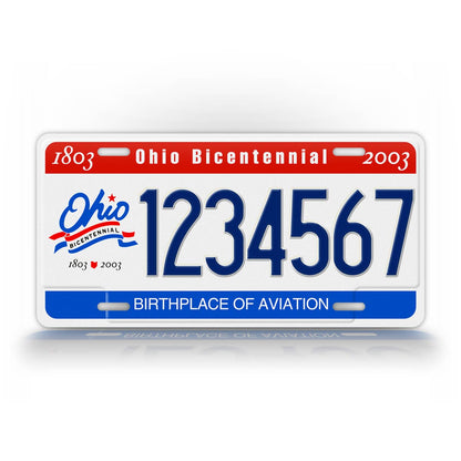 Custom Ohio Bicentennial 1803 2003 Birthplace Of Aviation