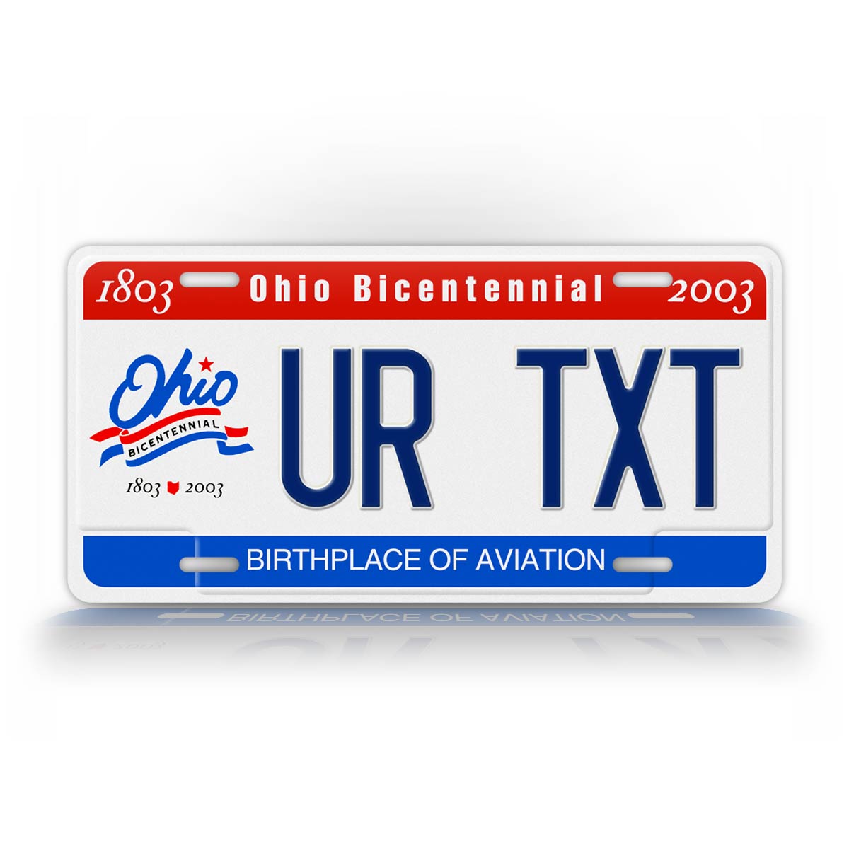 Custom Ohio Bicentennial 1803 2003 Birthplace Of Aviation