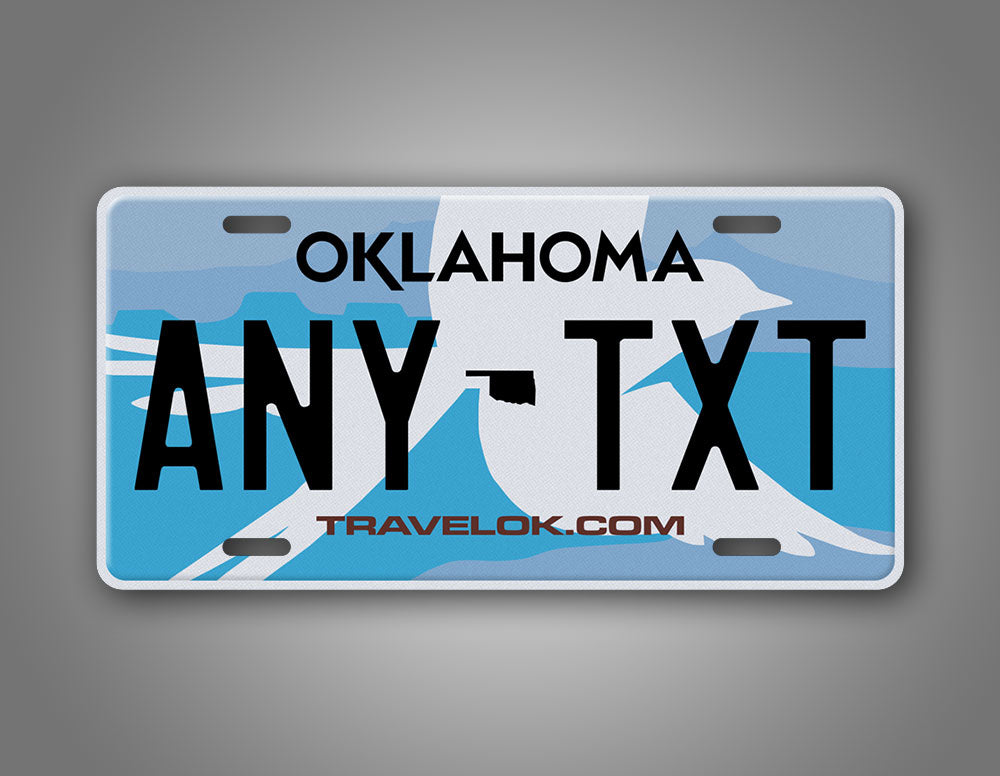 Personalized Oklahoma State Custom License Plate