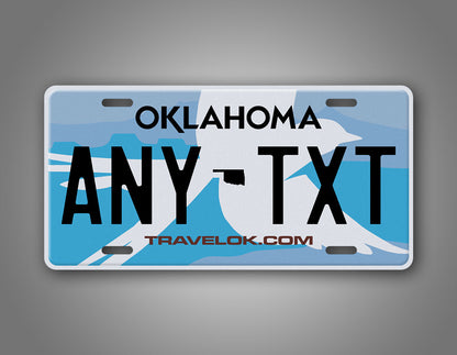 Personalized Oklahoma State Custom License Plate