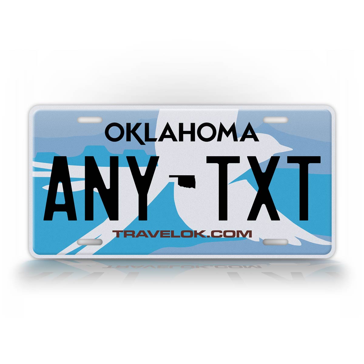Personalized Oklahoma State Custom License Plate