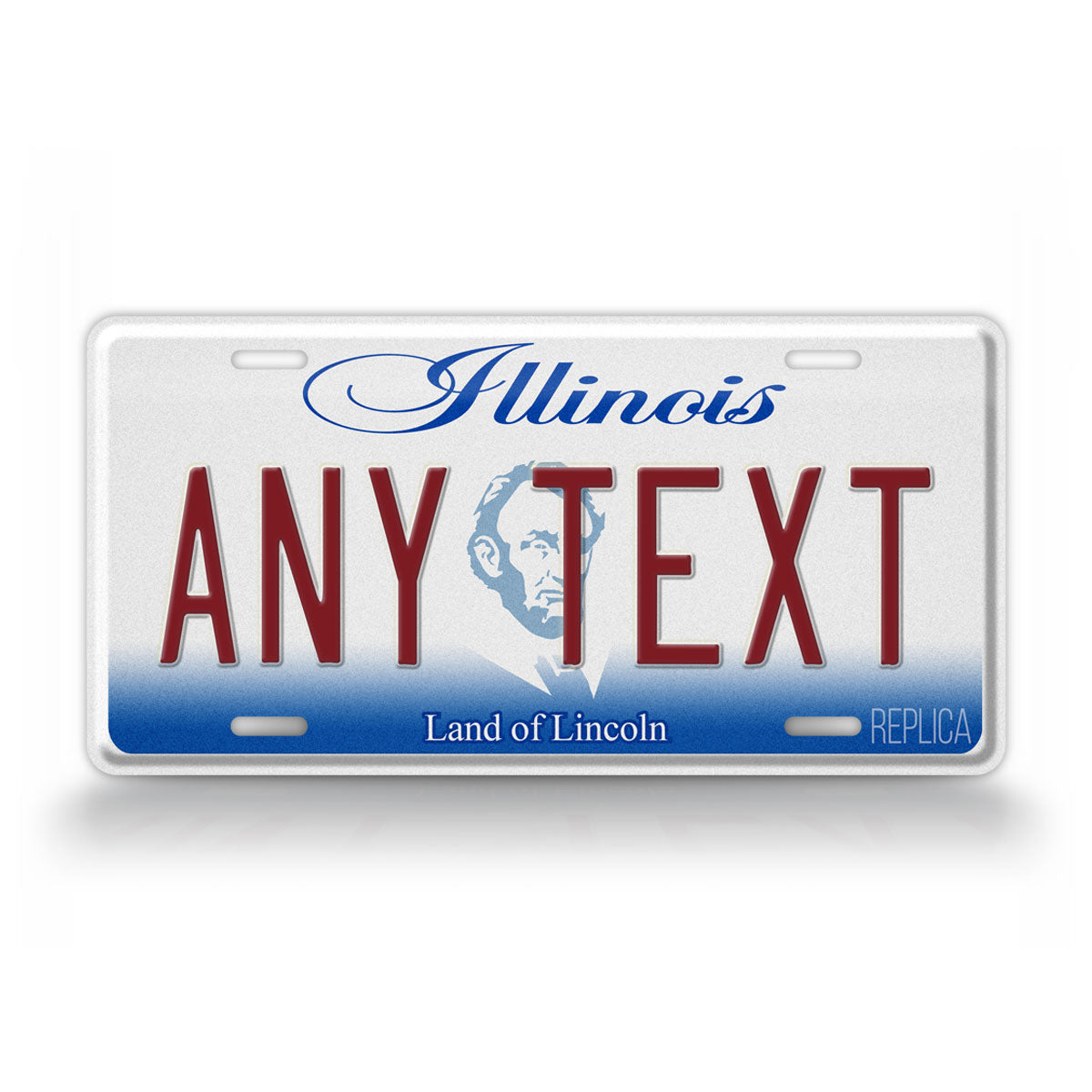 Personalized 2001-2016 Illinois State Custom License Plate