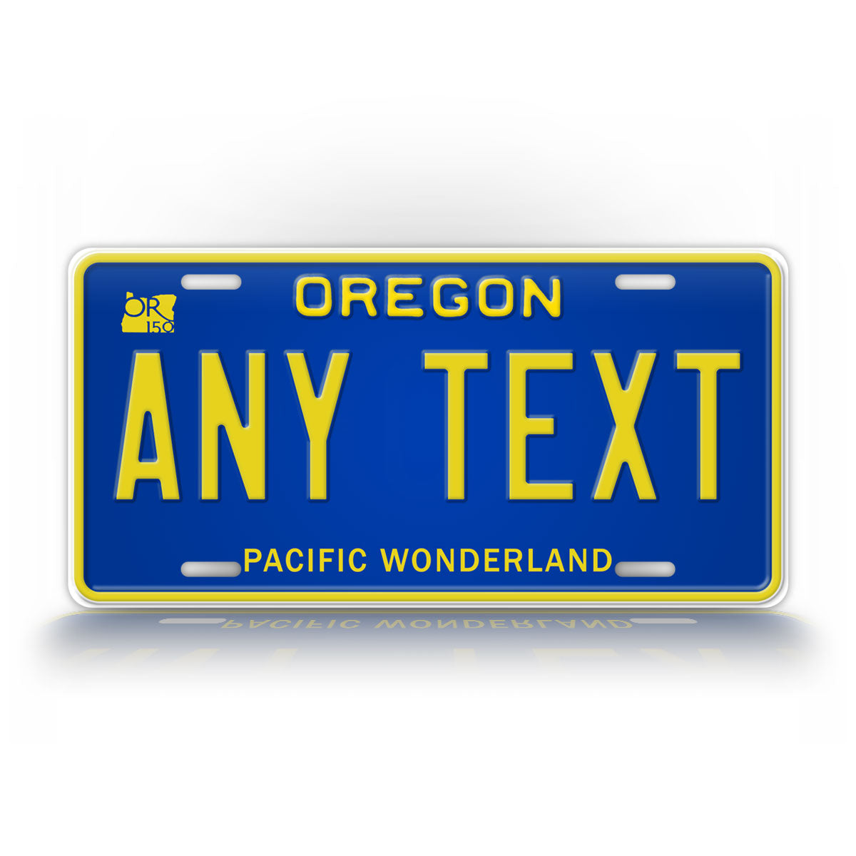 Custom Oregon 150 Year Pacific Wonderland personalized – SignsAndTagsOnline