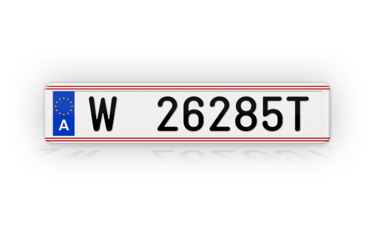 Personalized Austria European Style License Plate – SignsAndTagsOnline