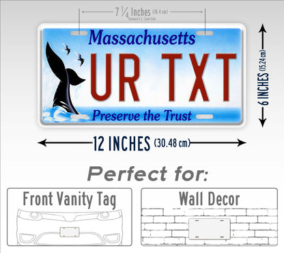 Custom Massachusetts Preserve The Trust Personalized License Plate