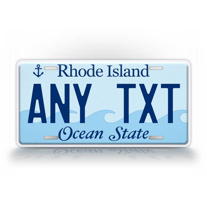 Personalized Rhode Island Novelty Ocean State License Plate