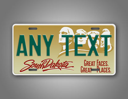 Personalized South Dakota 1991 1995 License Plate